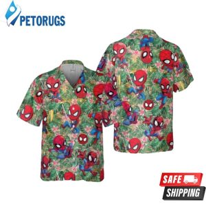 Marvel Spiderman Family Vacation Hawaiian Shirt