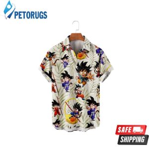 Men’s Button down Short sleeve Casual shirt Dragon Ball Goku Vintage Unisex Child Hawaiian Shirt