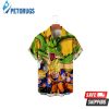 Men’s Button down Short sleeve Casual shirt Dragon Ball Goku with Pocket Big And Tall Child Hawaiian Shirt