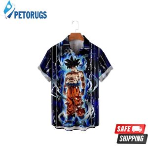 Men’s shirt Casual Button down Short sleeve Dragon Ball Goku Regular Fit Beach Child Hawaiian Shirt