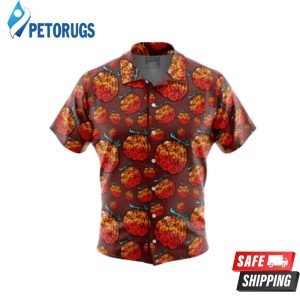 Mera Mera no Mi One Piece Button Up Hawaiian Shirt