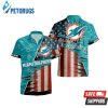 Miami Dolphins American Flag Logo Hawaiian Shirt