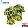 Milwaukee Brewers MLB Sunlit Aloha Hawaiian Shirt