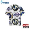 Milwaukee Brewers Symbol White Hawaii Hawaiian Shirt