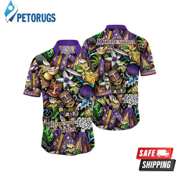 Minnesota Vikings NFL Flower Summer Football Hawaiian Shirt