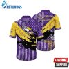 Minnesota Vikings NFL Graphic American Flag Hawaiian Shirt