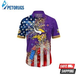 Minnesota Vikings NFL Independence Day Hawaiian Shirt