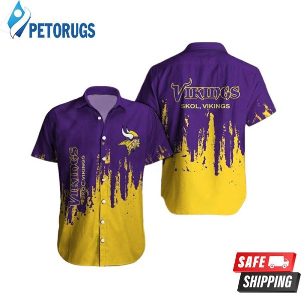 Minnesota Vikings Skol Vikings Hawaiian Shirt