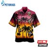 NBA Cleveland Cavaliers Wine Gold Palm Trees Hawaiian Shirt