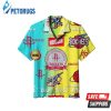 NBA Houston Rockets Blue Yellow Hawaiian Shirt