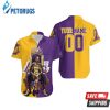 NBA Los Angeles Lakers Custom Name Number Golden Purple Lebron James Hawaiian Shirt