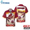 NBA Miami Heat Beach Pattern Colorful Print Hawaiian Shirt