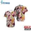 NBA Miami Heat Pink Yellow Tropical Flowers Hawaiian Shirt