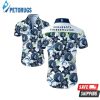 NBA Minnesota Timberwolves Tropical Flowers Hawaiian Shirt