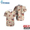 NBA New York Knicks White Orange Tropical Flowers Vintage Hawaiian Shirt