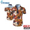 NBA Phoenix Suns Yellow Orange Hibiscus Flowers Hawaiian Shirt