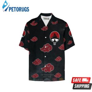 NEW Akatsuki Red Cloud Short Sleeve Hawaiian Shirt