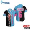 Nba Miami Heat Blue Black Lebron James 6 Warm Up Trendy Hawaiian Shirt