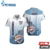 Nba Oklahoma City Thunder Bright Blue Scratch Trendy Hawaiian Shirt