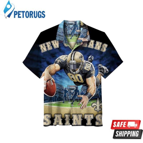 New Orleans Saints NFL Shorts Sleeve Hawaiian Shirt