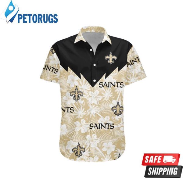 New Orleans Saints Tropical Seamless NFL Hawaiian Shirt