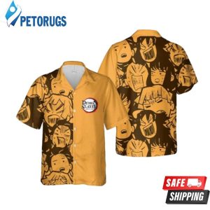 THE BEST Funny Zenitsu Tanjiro Demon Slayer Anime Hawaiian Shirt