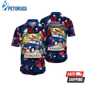 Texas Rangers MLB Beach Seasontime Aloha Hawaiian Shirt