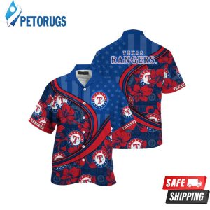 Texas Rangers MLB Us Flag Hawaiian Shirt