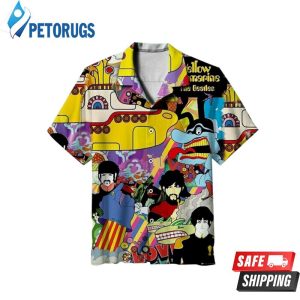 The Beatles Yellow Submarine Summer Beach Hawaiian Shirt