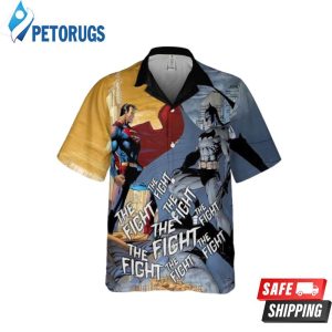 The Fight Of Batman And Superman Hawaiian Shirt