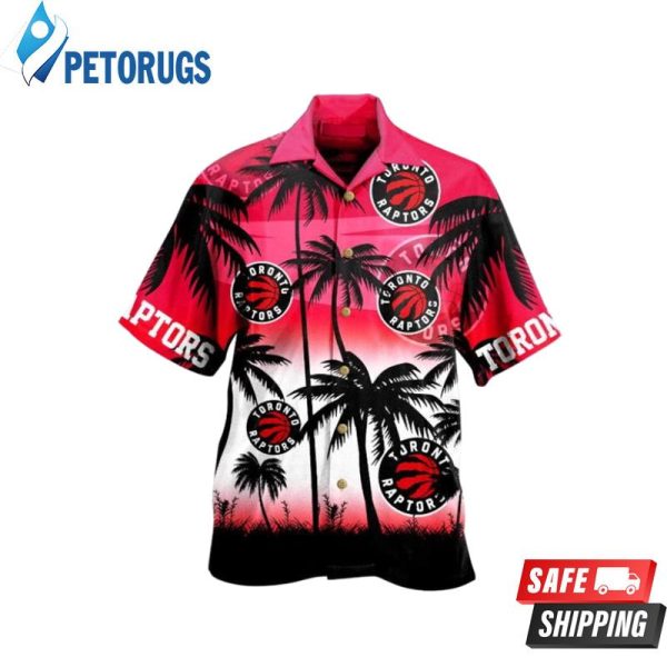 Toronto Raptors Palm Hawaiian Shirt