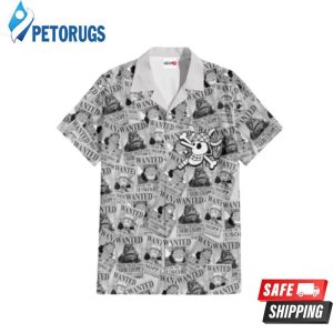 Usopp Wanted Anime Custom Manga Merch Clothes Hawaiian Shirt