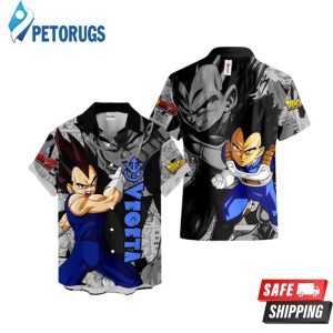 Vegeta Custom Manga Hawaiian Shirt