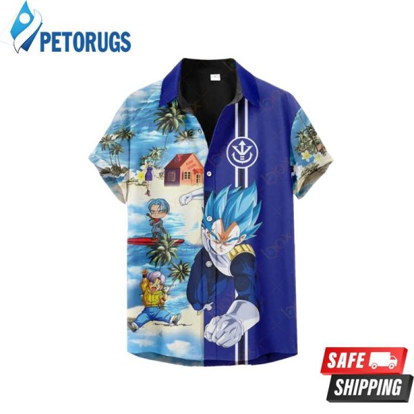 Vegeta Short Hawaiian Shirt