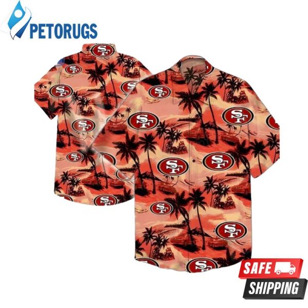 Vintage NFL San Francisco 49Ers Hawaiian Shirt