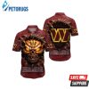 Washington Commanders Halloween Angry Skull 3D Hawaiian Shirt