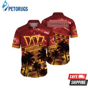 Washington Commanders NFL Coconut Hawaiian Shirt