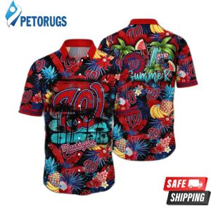 Washington Nationals MLB Road Trips Aloha Hawaiian Shirt