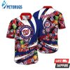 Washington Nationals MLB Tan Lines Aloha Hawaiian Shirt