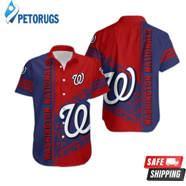 Washington Nationals Quarter Style MLB Hawaiian Shirt